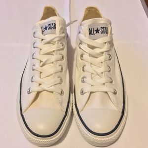 Converse Chuck Taylor White w Black & Pink Stripes